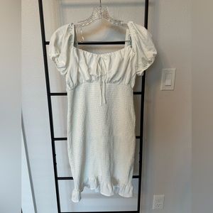 Beautiful white mini dress